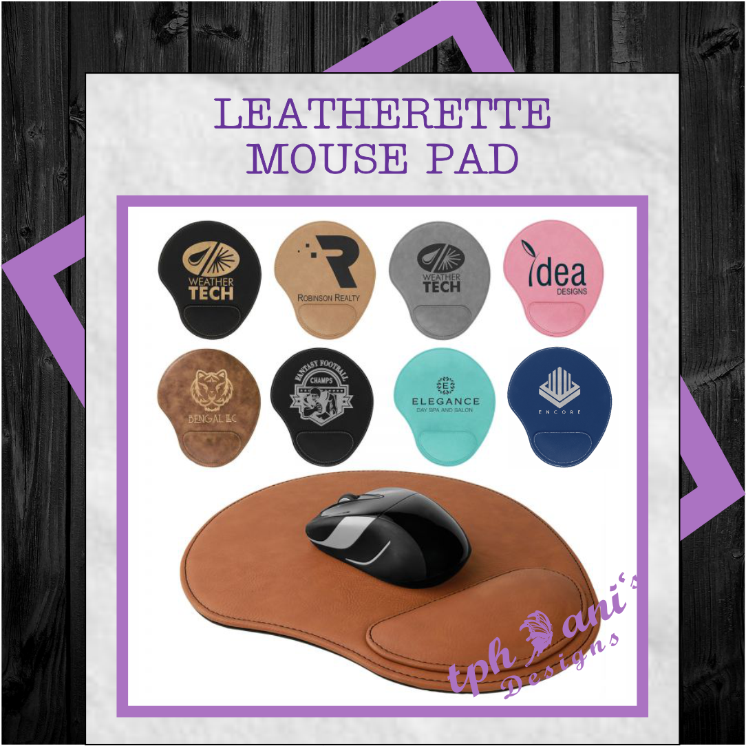 leatherette mouse pad